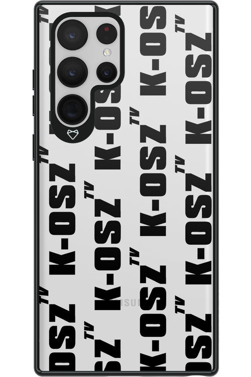 K-osz Transparent Black - Samsung Galaxy S22 Ultra