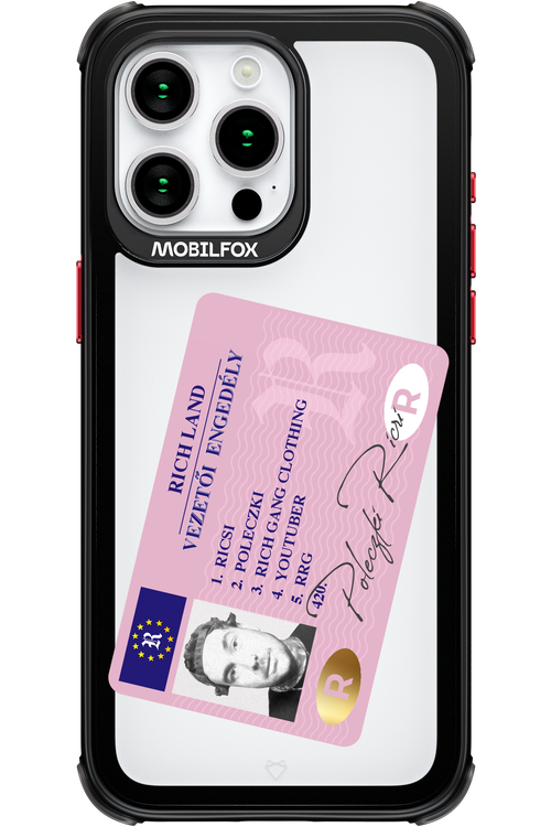 Vezetői engedély - Apple iPhone 15 Pro Max