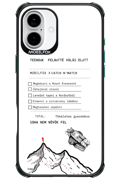 teendők felnőtté válás előtt - Apple iPhone 16 Plus