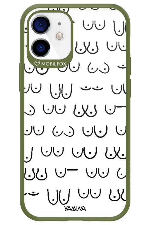 Boobies (white) - Apple iPhone 12 Mini