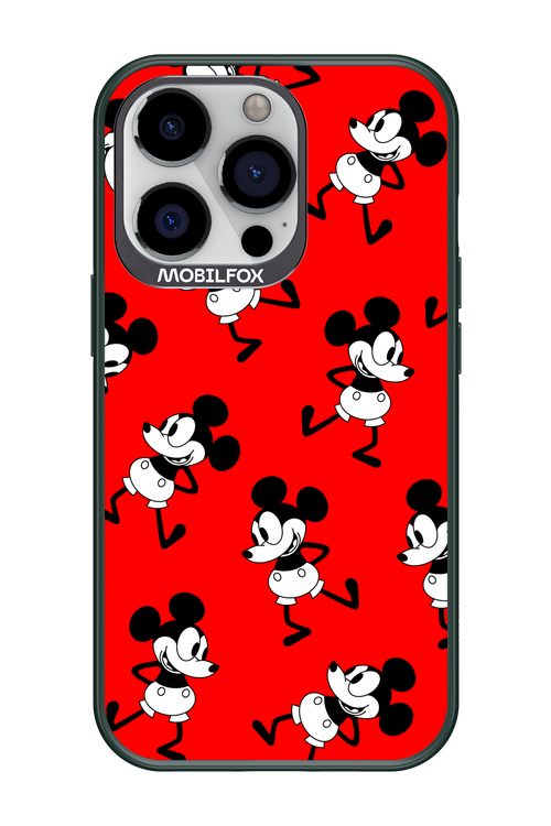 Iconic Mouse (red pattern) - Apple iPhone 13 Pro