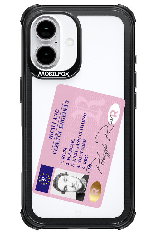 Vezetői engedély - Apple iPhone 16