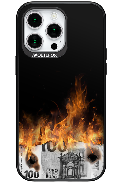 Money Burn Euro - Apple iPhone 15 Pro Max
