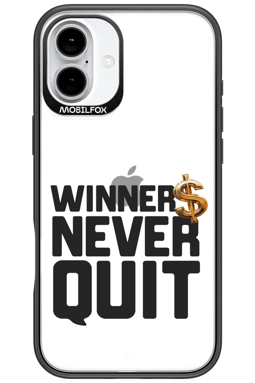 Winners Never Quit - Apple iPhone 16 Plus