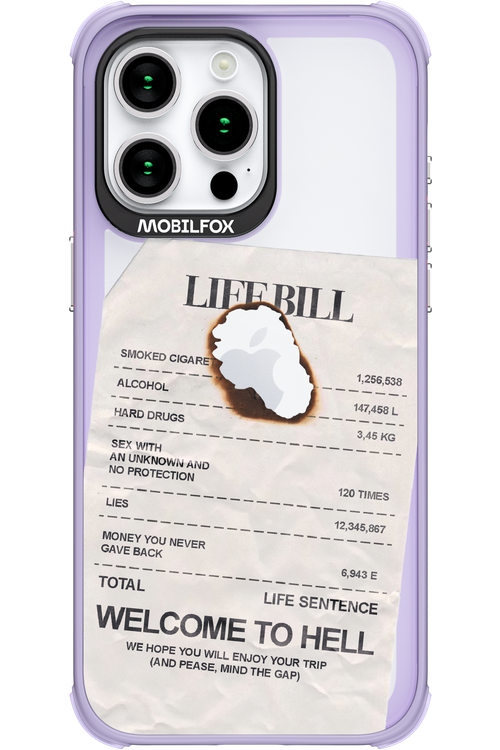 Life Bill - Apple iPhone 15 Pro Max