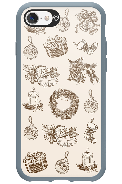 Christmas Paper - Apple iPhone 7