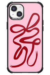 Burgundy Bow - Apple iPhone 14 Plus