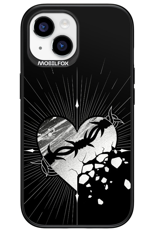 Fehér Szív - Apple iPhone 15