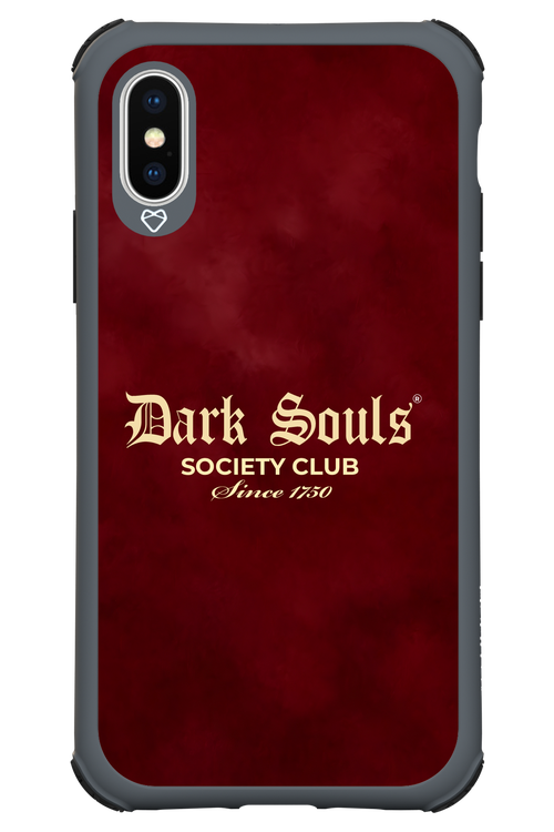 Dark Souls (Burgundy) - Apple iPhone XS