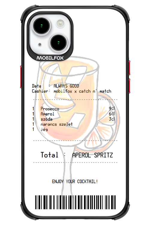 aperol spritz koktél - Apple iPhone 15 Plus