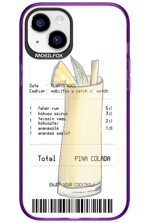 pina colada koktél - Apple iPhone 15 Plus