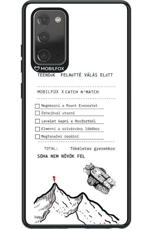 teendők felnőtté válás előtt - Samsung Galaxy Note 20