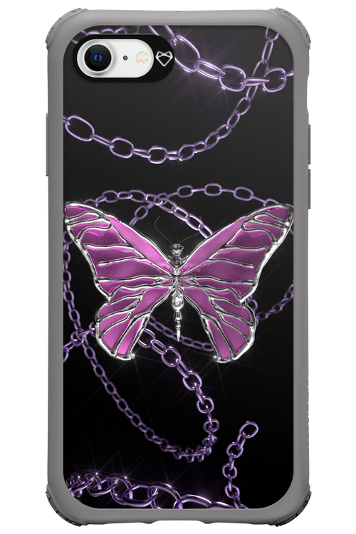 Butterfly Necklace - Apple iPhone SE 2022