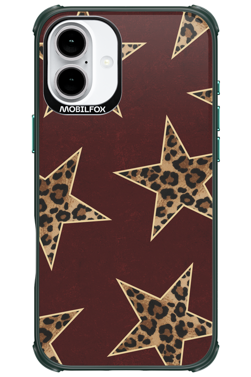 Wild Stars Burgundy - Apple iPhone 16 Plus