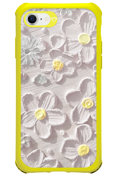 White Flowers - Apple iPhone 7