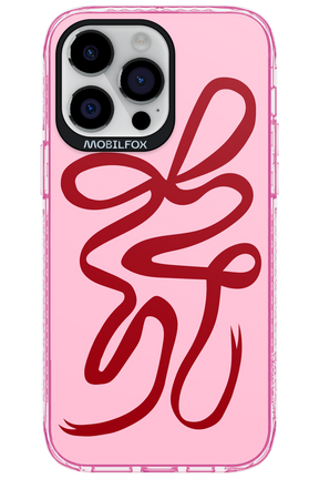 Burgundy Bow - Apple iPhone 14 Pro Max