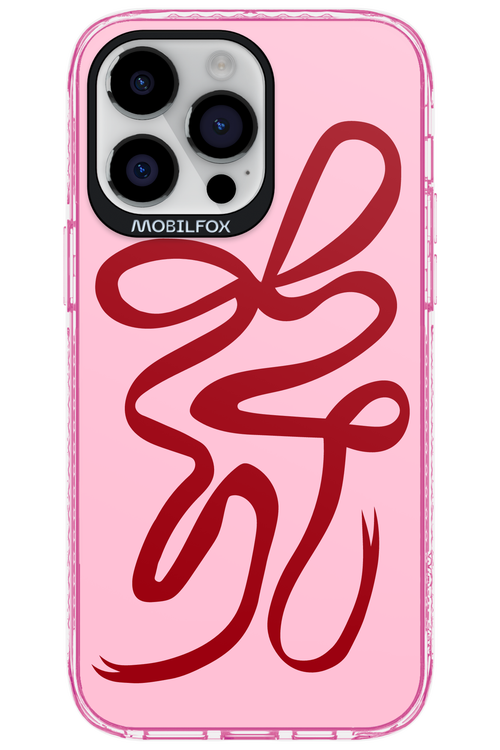 Burgundy Bow - Apple iPhone 14 Pro Max