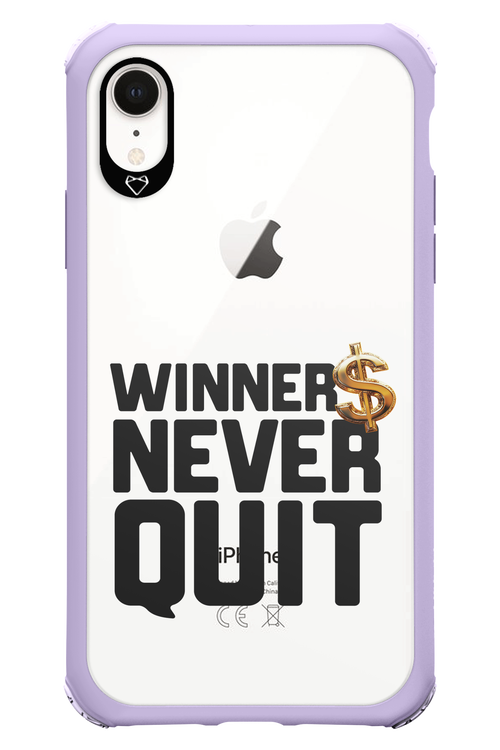 Winners Never Quit - Apple iPhone XR