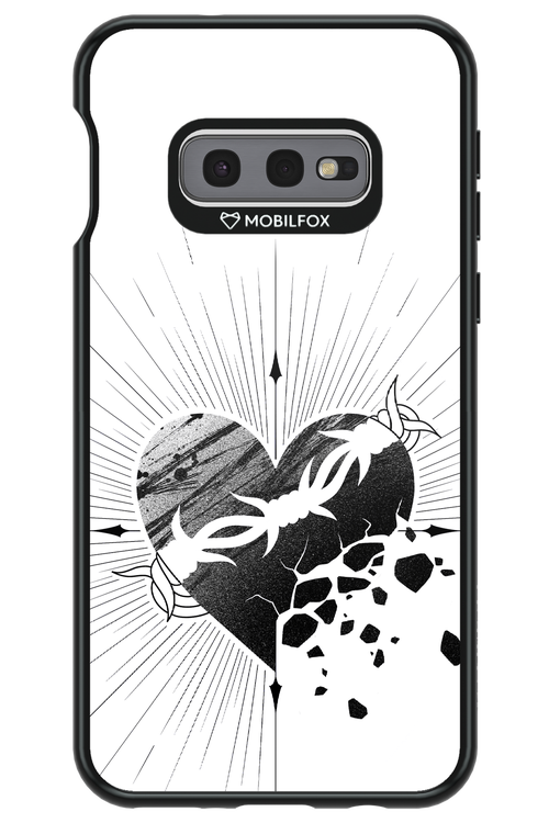 Fekete Szív - Samsung Galaxy S10e