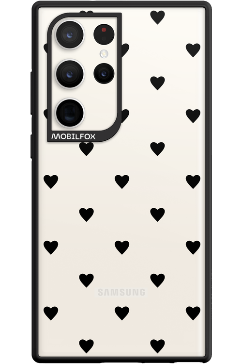 Hearts Transparent - Samsung Galaxy S23 Ultra