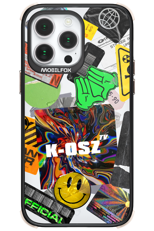 K-osz Sticker Transparent - Apple iPhone 14 Pro Max