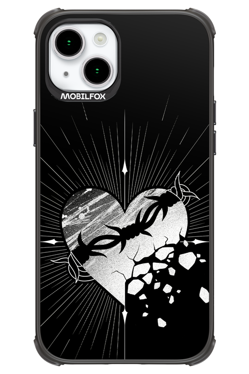 Fehér Szív - Apple iPhone 15 Plus