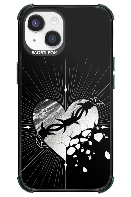Fehér Szív - Apple iPhone 14