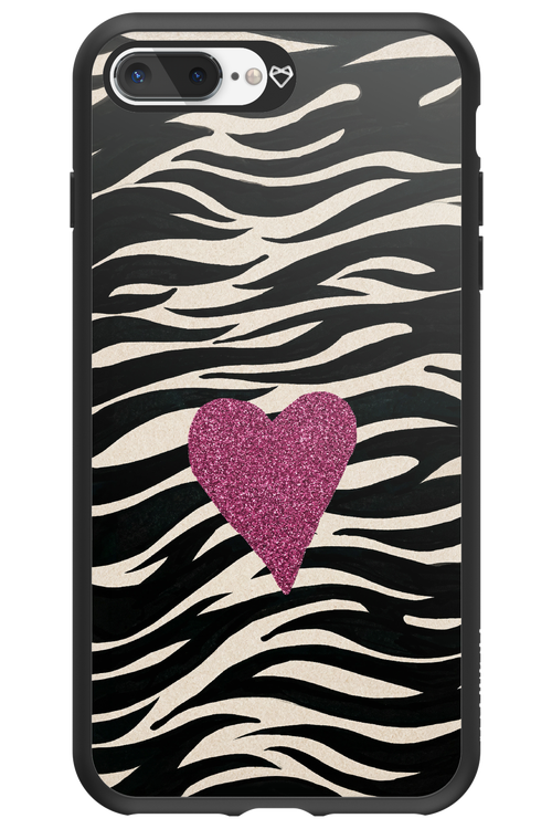 Zebra Heart 2.0 - Apple iPhone 7 Plus