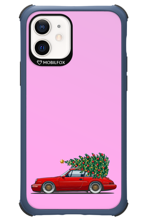 XMAS Car Pink - Apple iPhone 12