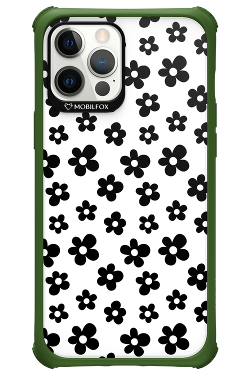 Monochrome Flowers  - Apple iPhone 12 Pro Max