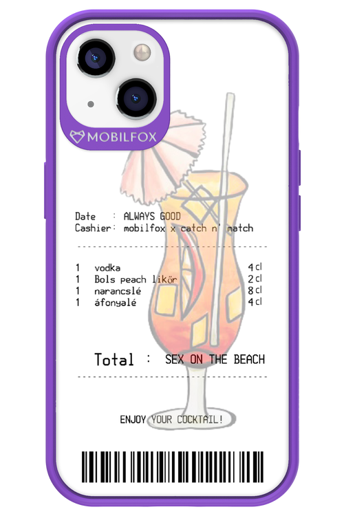 sex on the beach koktél - Apple iPhone 13