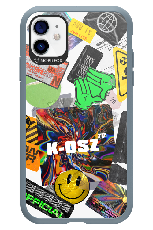 K-osz Sticker Transparent - Apple iPhone 11