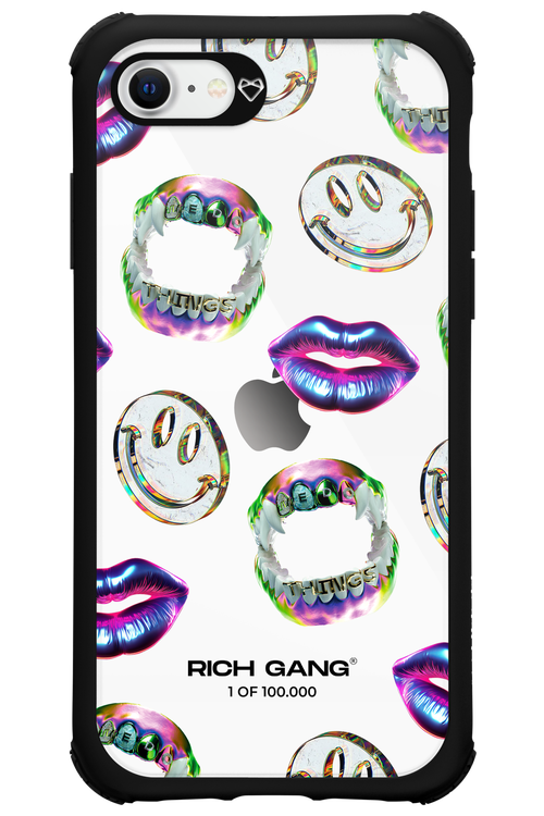 Crazy Rich Transparent - Apple iPhone SE 2022