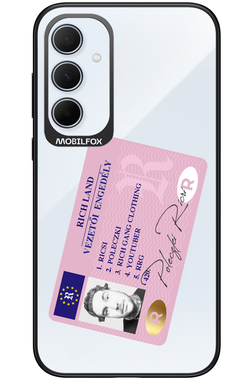 Vezetői engedély - Samsung Galaxy A35