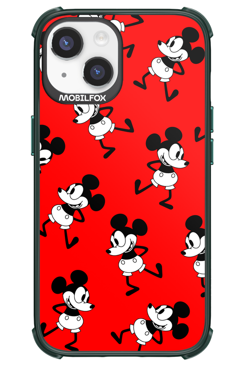 Iconic Mouse (red pattern) - Apple iPhone 14