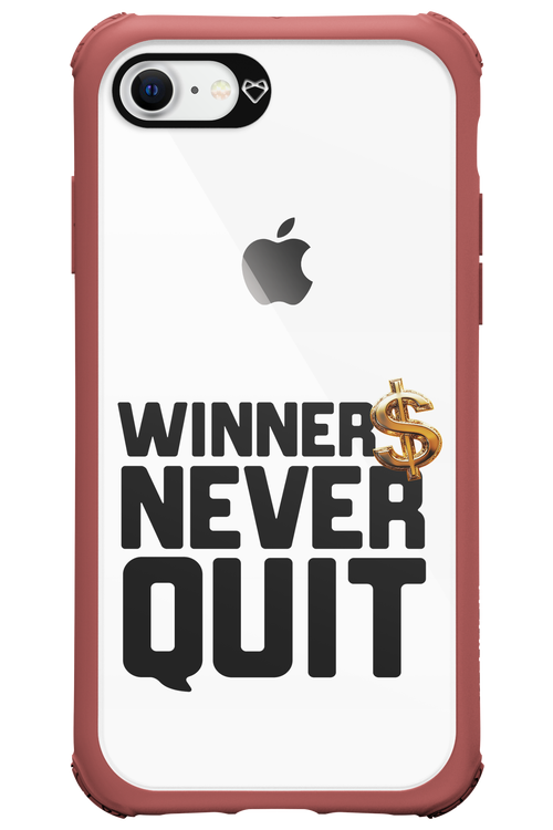 Winners Never Quit - Apple iPhone 8