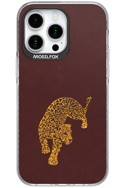 Burgundy Leopard - Apple iPhone 15 Pro Max