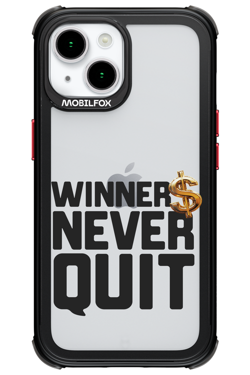 Winners Never Quit - Apple iPhone 15