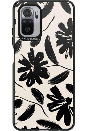 Monochrome Flowerss 2.0 - Xiaomi Redmi Note 10