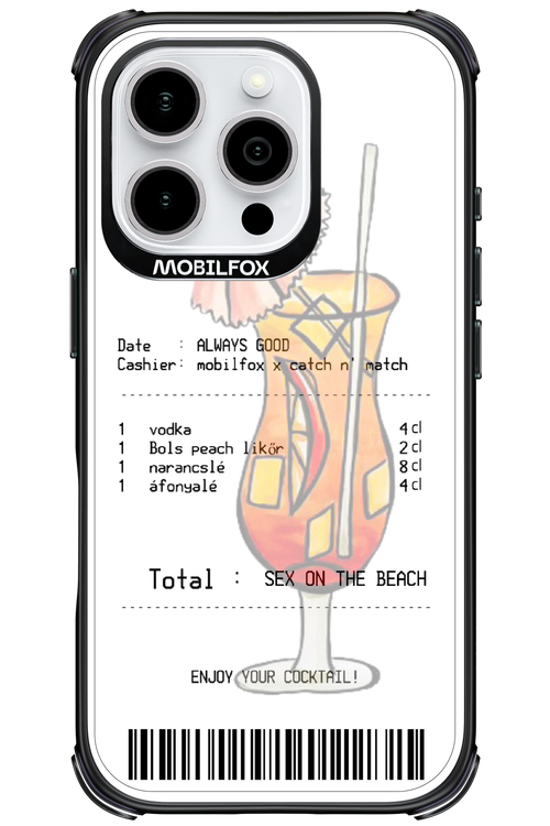 sex on the beach koktél - Apple iPhone 16 Pro