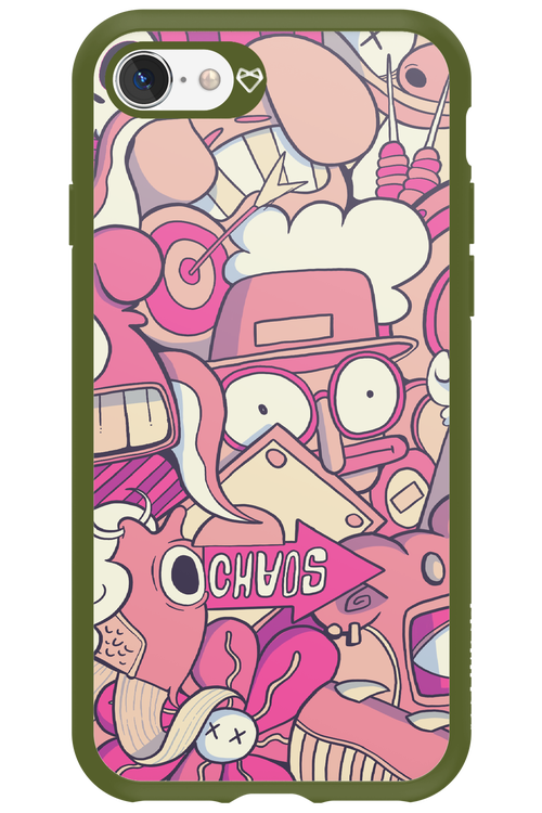 Coral Chaos - Apple iPhone SE 2020