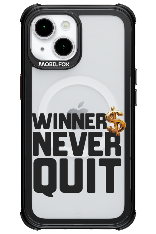Winners Never Quit - Apple iPhone 15