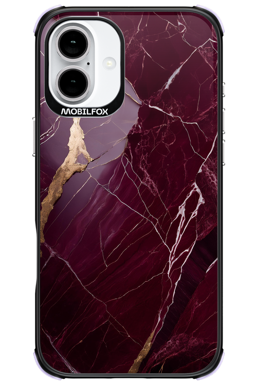 Burgundy Marble 2.0 - Apple iPhone 16 Plus