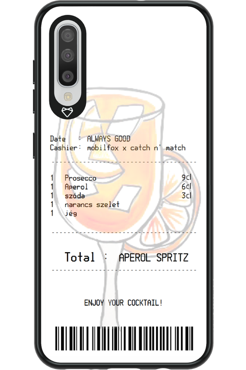 aperol spritz koktél - Samsung Galaxy A50