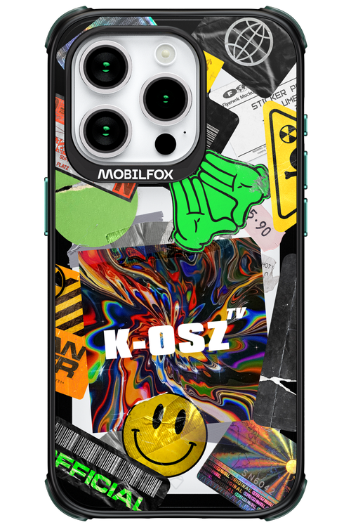 K-osz Sticker Transparent - Apple iPhone 15 Pro