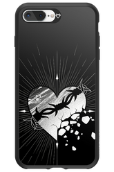 Fehér Szív - Apple iPhone 8 Plus