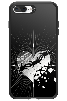 Fehér Szív - Apple iPhone 8 Plus