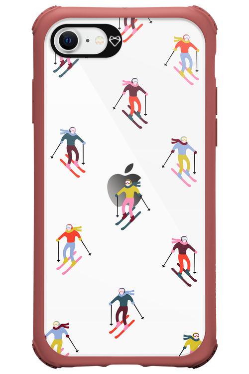 Snow Motion (Transparent) - Apple iPhone SE 2020