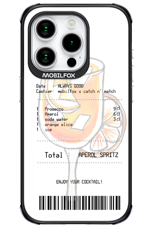 aperol spritz cocktail - Apple iPhone 15 Pro