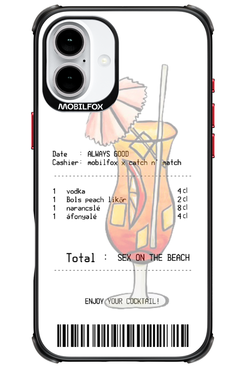 sex on the beach koktél - Apple iPhone 16 Plus